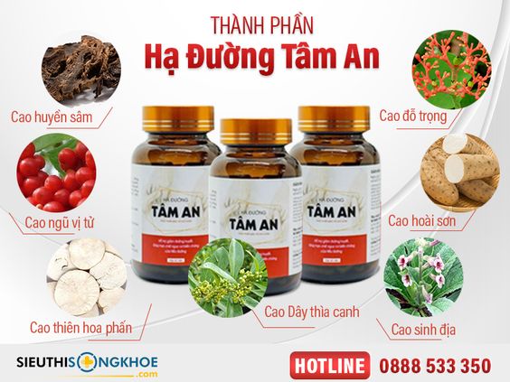 Hạ Đường Tâm An {780.000đ} - Viên Giúp Hạ Đường Huyết Hiệu Quả