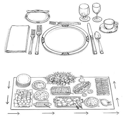 Table Setting And Entertaining Buffet Set Up Breakfast Breakfast Buffet Table, Lunch Buffet Table Setting