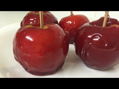 How To Make Candy Apples طريقة عمل التفاح بصوص الكراميل الاحمر By Easylife Youtube Food Hacks Caramel Apples Food