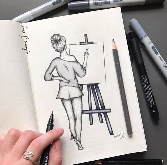 girls-drawing