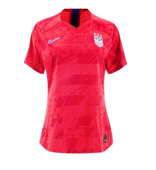 FAN Shirt USMNT Nike 2019 2020 Away Jersey Soccer Red Women's Shirt Nike England away 2019 women