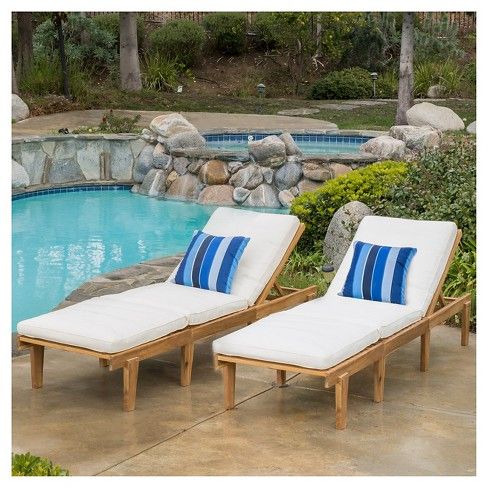 Ariana Set Of 2 Acacia Wood Patio Chaise Lounge With Cushion Teak Finish Christopher Knight Home - Ariana Acacia Wood Patio Chaise Lounge Ariana Set Of 2 Acacia Wood Patio Chaise Lounge With Cushion Teak Finish Christopher Knight Home - Ariana Acacia Wood Patio Chaise Lounge