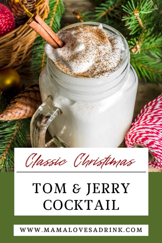 Classic Christmas Tom and Jerry Cocktail
