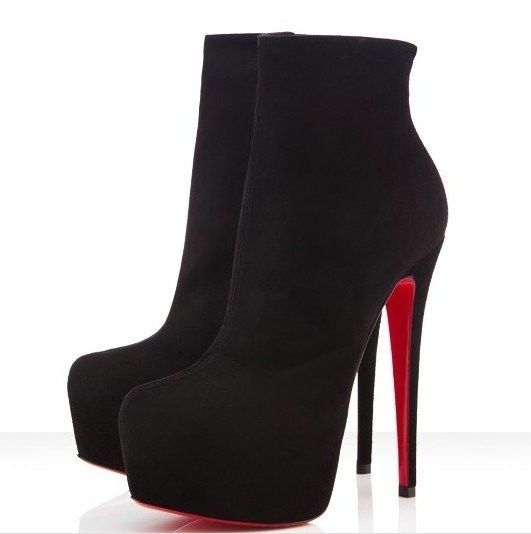 Bottes Louboutin Pas Cher Daf 160mm Suédé Noir #shoesforwomen ... Bottes Louboutin Pas Cher Daf 160mm Suédé Noir #shoesforwomen ...