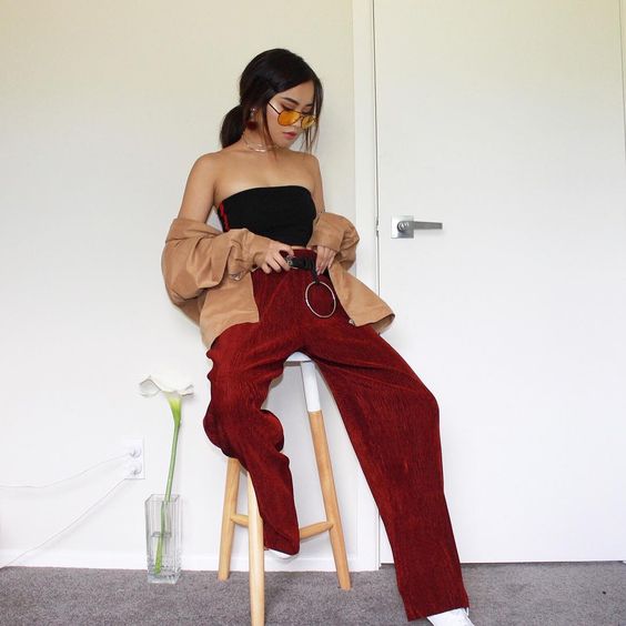 12.5k Likes, 82 Comments - seryna / áááá¸áá¶ (@itsseryna) on Instagram: âYou know what... I'm about to say it... Henlo Pleated trousers from @ohheygirlstoreâ