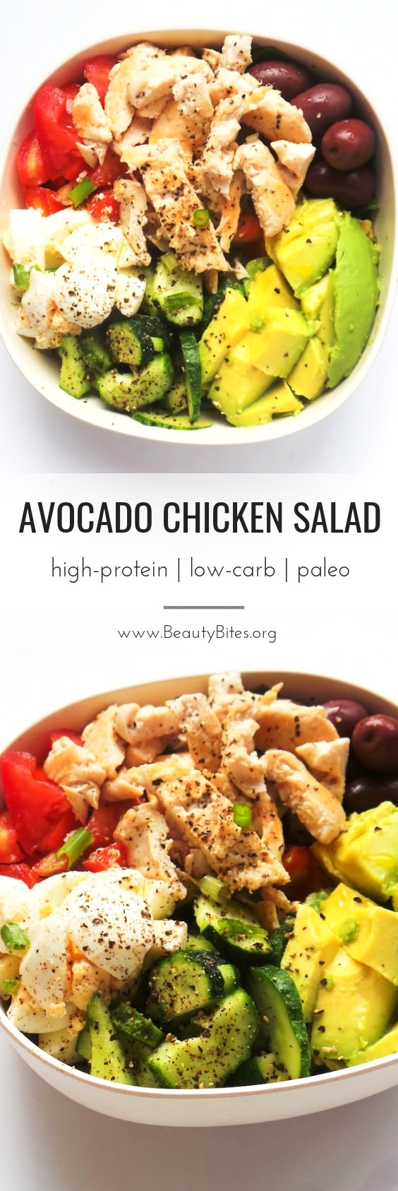 Healthy Avocado Chicken Salad