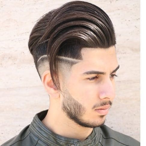 Curly Hair Shaved Side Men - These Will Be the 10 Biggest