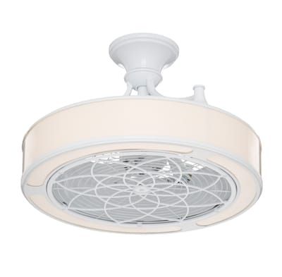 Anderson 22 In Indoor Outdoor White Ceiling Fan Cf0140 The Home Depot With Remote White Ceiling Fan, Stile Ceiling Fan