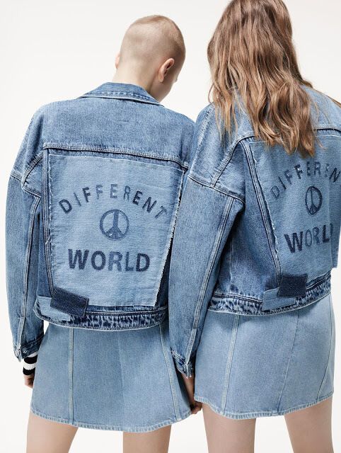 Zara Denim Jacket I Am Denim Collection Different World M Zara Zaradenim Zarajacket Denimjacket Iamdenim Bi Denim Editorial Diy Denim Jacket Denim Chic
