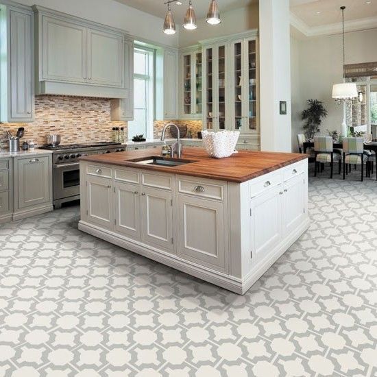Garage Floor Ideas Uk | Kitchen Flooring, White Kitchen Floor, Kitchen Floor Tile