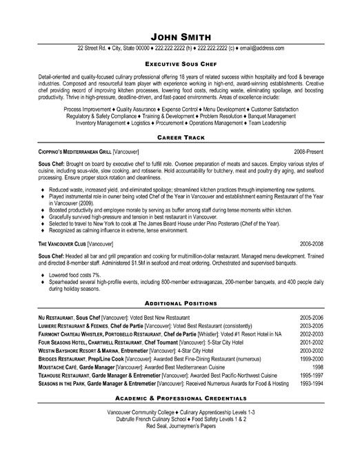 Click Here to Download this Executive Sous Chef Resume Template - executive sous chef resume Click Here to Download this Executive Sous Chef Resume Template - executive sous chef resume