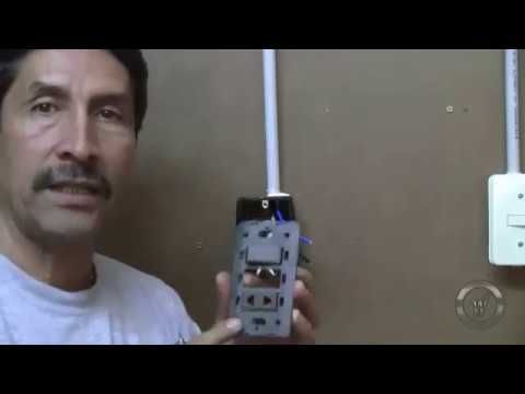 Como Instalar Interruptor Y Enchufe Mixto Instalaciones Domiciliarias Enchufe Interruptor Instalación Electrica