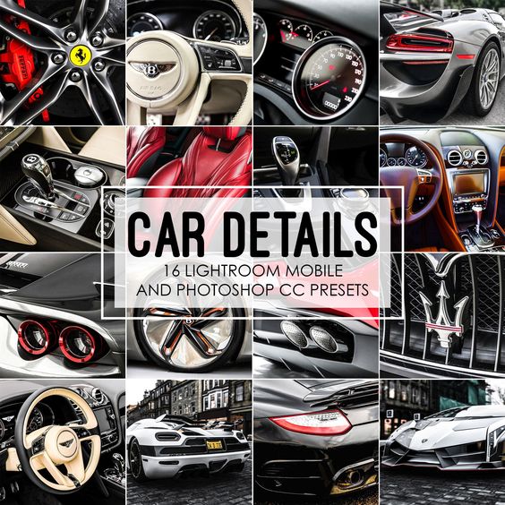 Car Details Lightroom Presets For Car Photography