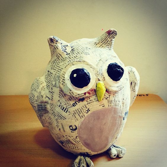 Owl Paper Mache Pinterest Owl Paper Mache Pinterest