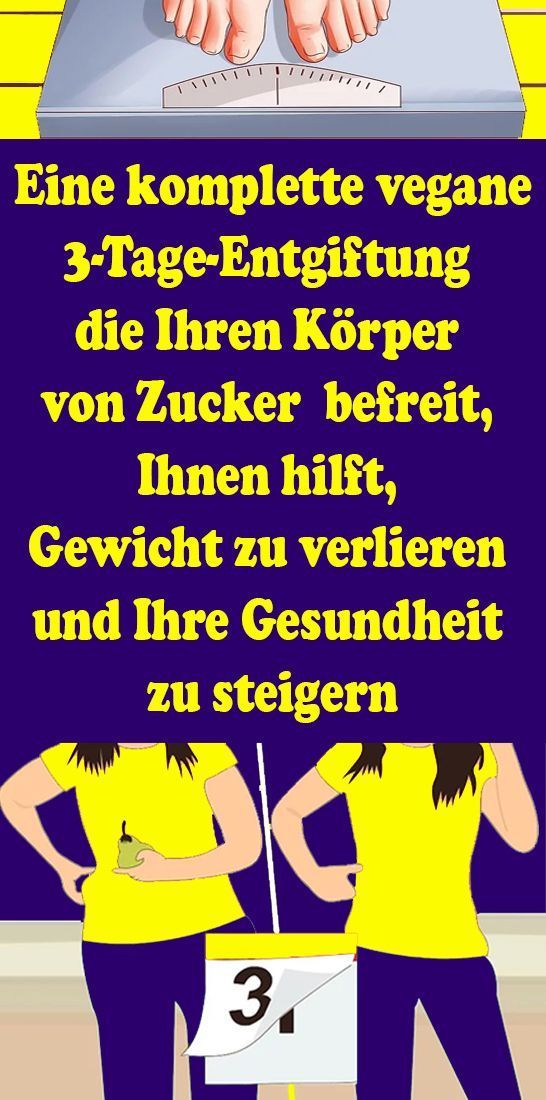 Entgiftung des Körpers, um Gewicht zu verlieren