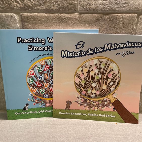 Struggling to find a book your child will love? How about a sweet mystery about missing marshmallows in Spanish and dyslexic font along with Practicing ABC’s to enhance English writing skills. Click here to order yours. Practicing Words with S\'more ABCs: Funtastical Ways To Learn Sight Words with S’more the Loveable Puppy. This delightful book is perfect for little ones eager to page through an interactive book to learn the alphabet. There’s no narrative to follow as kids familiarize themselves