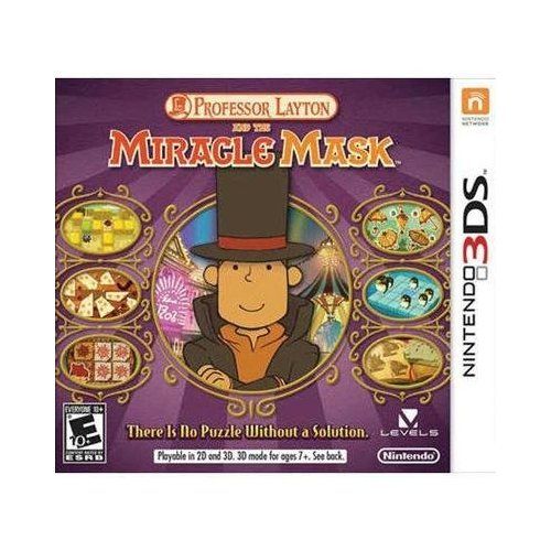 Professor Layton And The Miracle Mask The Latest In The Series I Wonder If You Can Play On The Ds Or You Have To Have Th Professor Layton Layton Nintendo 3ds