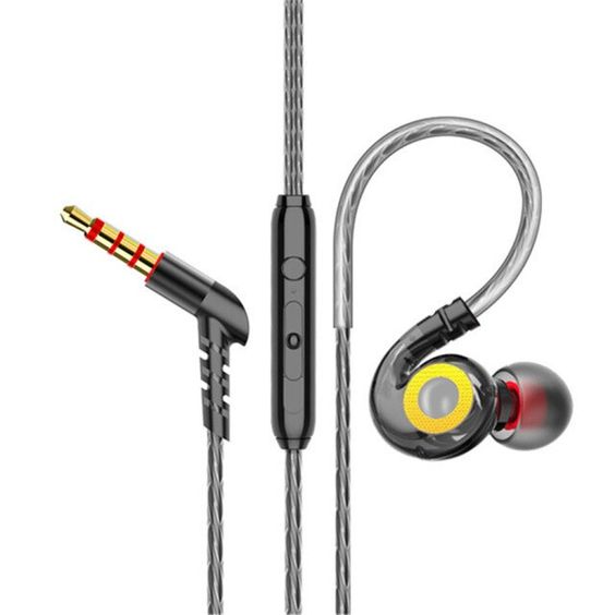Bykrsen Ejercicio Anti-sudoración Auriculares Portátiles Con Bykrsen Ejercicio Anti-sudoración Auriculares Portátiles Con