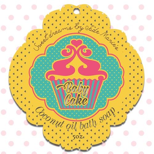 Create a winning hang tag design for a Bath Label hang tag design soap