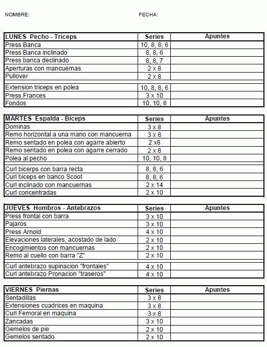 Ejercicios aumentar pecho hombre