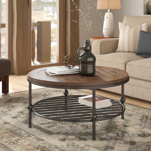 Laurel Foundry Modern Farmhouse Dalton Gardens Coffee Table Reviews Wayfair Wooden Designs Living Room Accent Tables Farmhouse Dalton Gardens Coffee Table, Laurel Foundry Modern Farmhouse Round Coffee Table