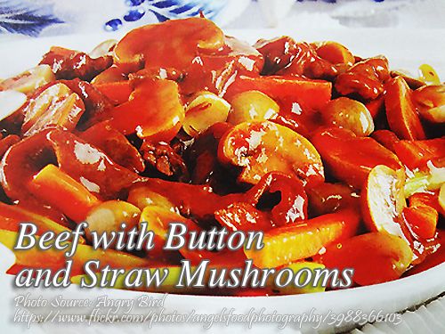 Beef With Button And Straw Mushrooms Panlasang Pinoy Meaty Recipes Recipe How To Cook Beef Stuffed Mushrooms Beef Recipes