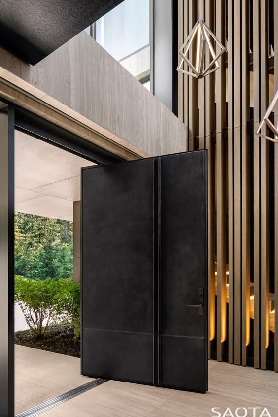 Ceramic Panels Cover This Modern Lake House Inside And Out