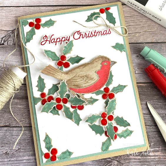 Happy Holly Days For Coffee & Cards - InkStampShare