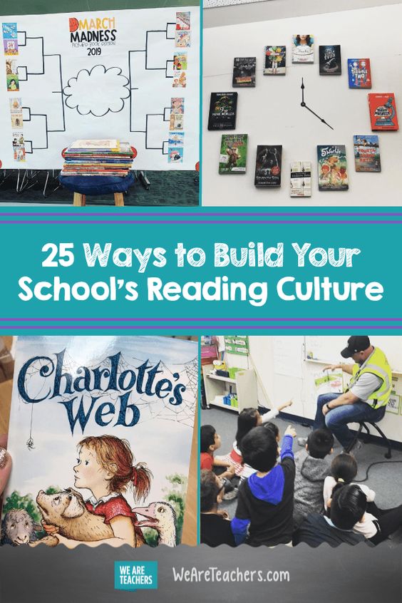 25 Ways to Build Your School\'s Reading Culture - We Are Teachers