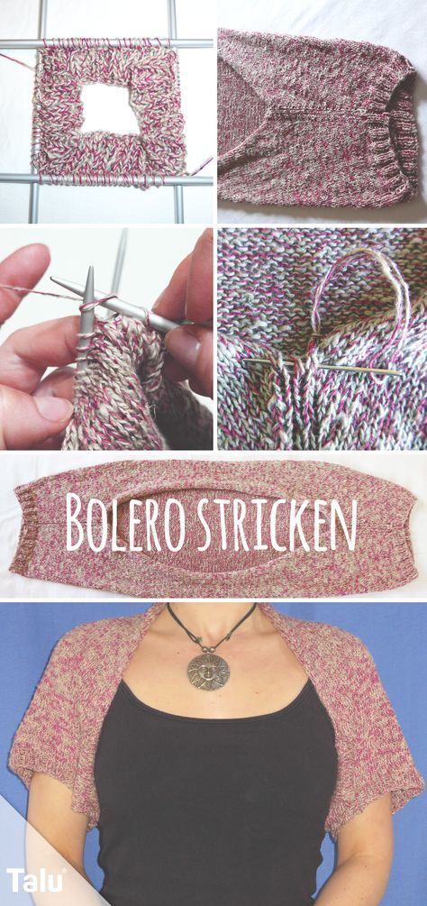 Bolero selber stricken kostenlose Strickanleitung Talu Bolero selber stricken kostenlose Strickanleitung Talu