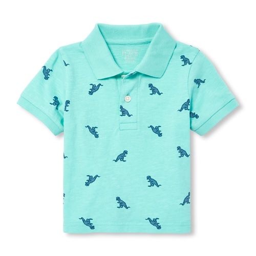 The Childrens Place Boys Toddler Print Jersey Polo
