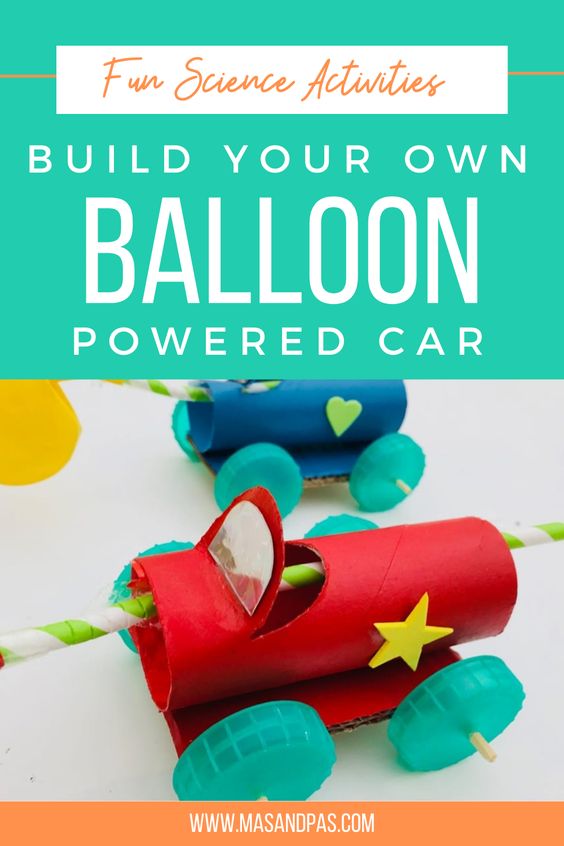 Fun Science Activity | How to Build a Balloon Powered Car