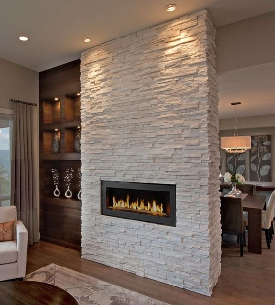 White Stone Fireplace Ideas : Fireplace Inspiration - How To Paint ...