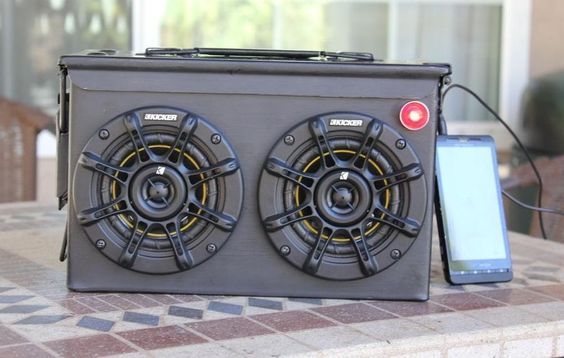 Bluetooth ammo can speaker sales