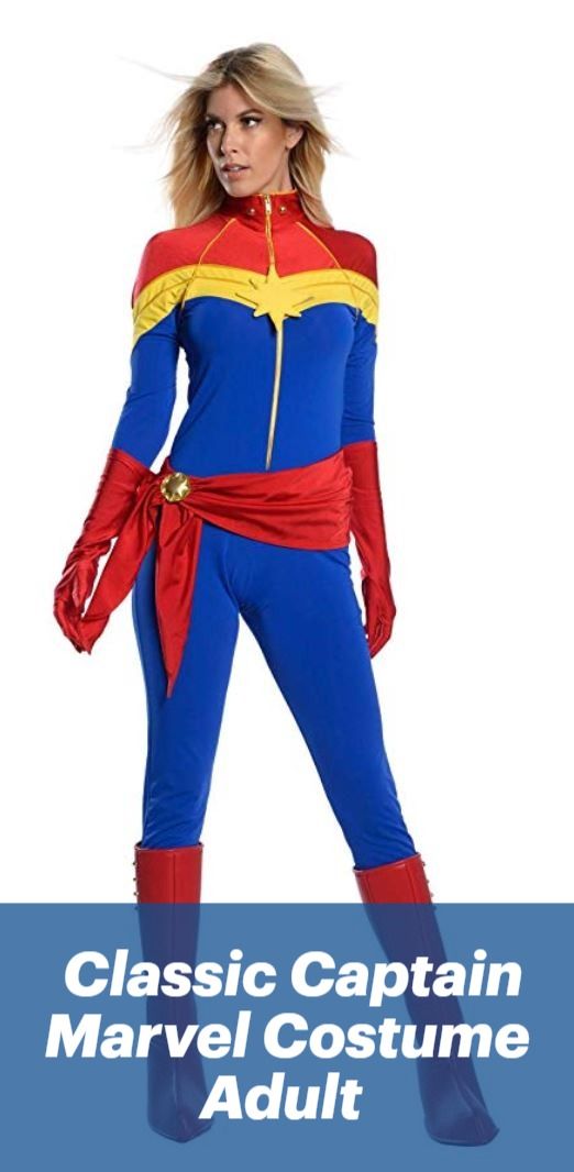 Dress Size 18-20 Light-Up Captain Marvel Halloween Costume for Women Plus Size