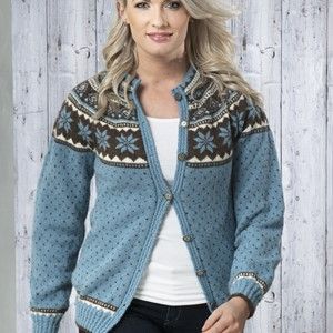 Frigg Jakke | Mote, Strikkejakker, Gensere Herrejakke Viking of Norway