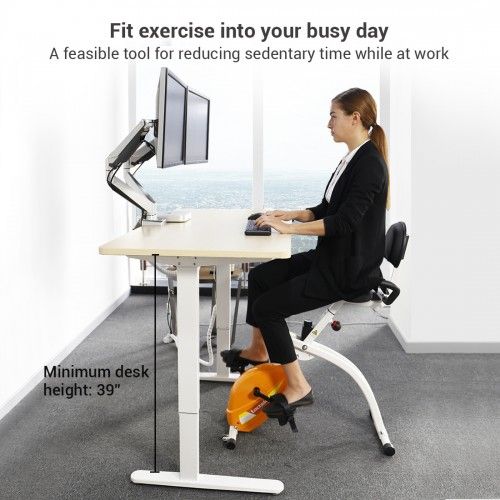 Loctek U1 Under Desk Bike Upright Stationary Foldable Exercise Biking Workout Loctek U1 Under Desk Bike Upright, Does An Under Desk Bike Work