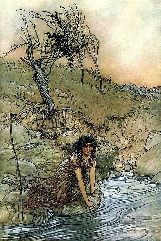 Midsummer Nights Dream VI Arthur Rackham 1908 Art Print A4 A3 A2 A1