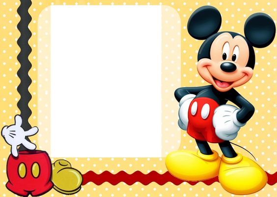 mickey mouse invitations free printable