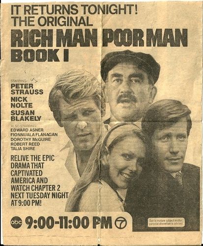 Rich Man Poor Man Mini Series The Jordache Brothers Rich Man Rich Man Poor Man 1970s Tv Shows Rich Man Poor Man Mini Series The Jordache Brothers Rich Man Rich Man Poor Man 1970s Tv Shows