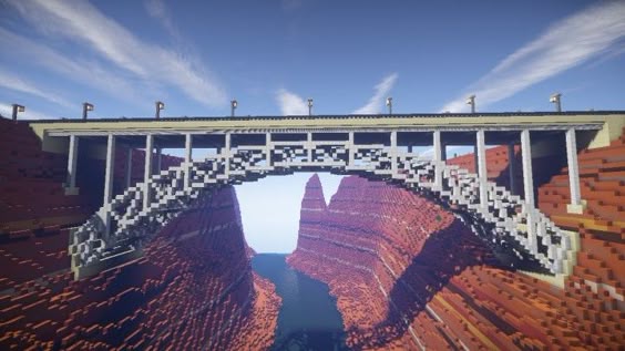 Minecraft Japanese Bridge canyon arch bridge minecraft project | minecraft | pinterest Minecraft Japanese Bridge canyon arch bridge minecraft project | minecraft | pinterest