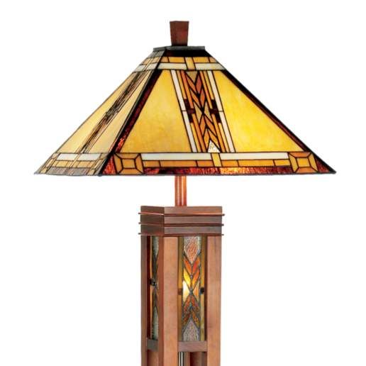 Tiffany mission 2024 style floor lamps