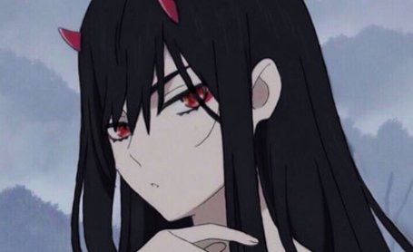 photo Zero Two With Short Black Hair zero two with black hair anime black