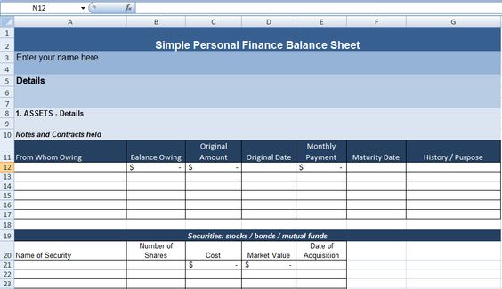 Get Professional Balance Sheet Template ExcelTemple Excel - project sheet template Get Professional Balance Sheet Template ExcelTemple Excel - project sheet template