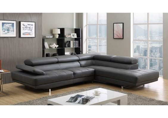 Làm mới phòng khách bằng mua sofa da tphcm dạng đơn