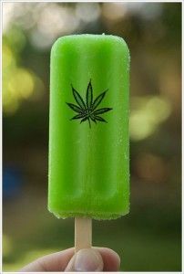 stoner Popsicle made with cannabis