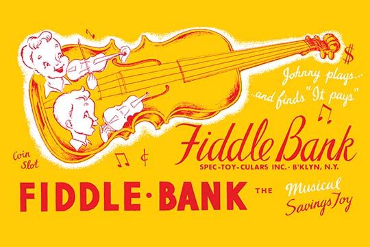 Fiddle Bank Art Print 9785872804093 Buyenlarge New Vintagetoyboxart Art Prints Art Fiddle