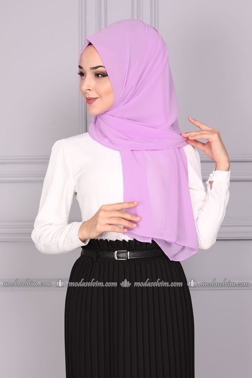 Modaselvim Sal Sifon Sal 3128ab368 Acik Lila Sal