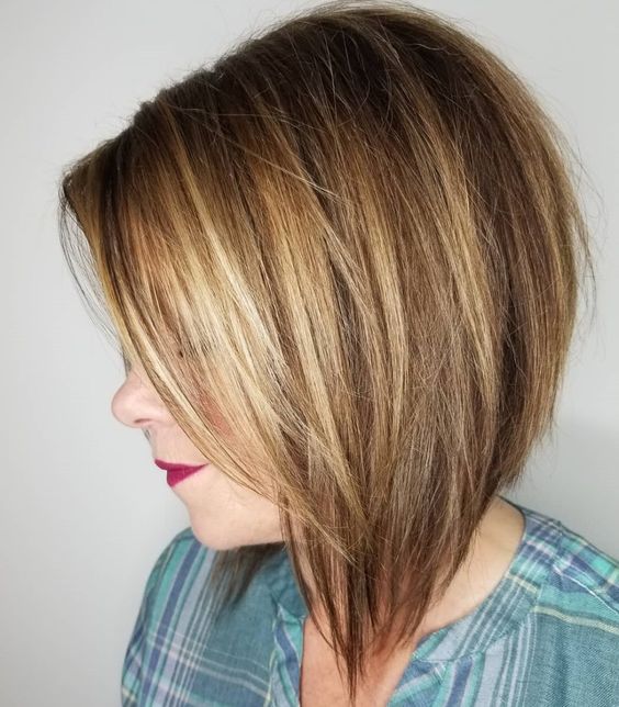 short inverted bob