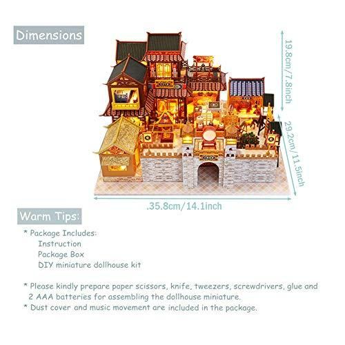 Wyd Miniature Scene Chinese Style Ancient Town Model Kit Diy Wooden Dollhouse Creative Courtyard Assembled Toy House Surpris In 2021 Toy House Doll House Diy Dollhouse Wyd Miniature Scene Chinese Style Ancient Town Model Kit Diy Wooden Dollhouse Creative Courtyard Assembled Toy House Surpris In 2021 Toy House Doll House Diy Dollhouse